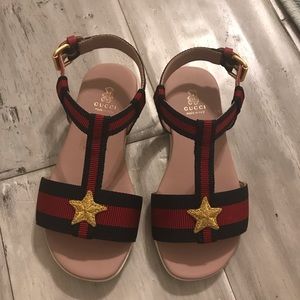 Gucci Girl Toddler Sandals NIB 25/US 8.5/9